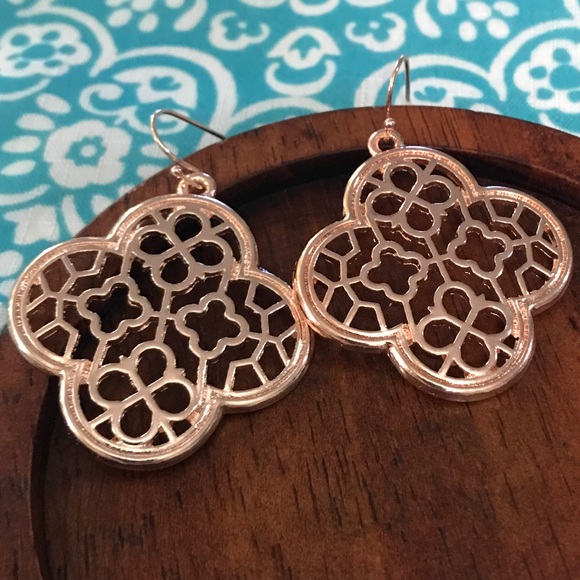 NEW!💙💎ROSE!💗GOLD! COLOR!💎💙FILIGREE! CLOVER! - Picture 4 of 6